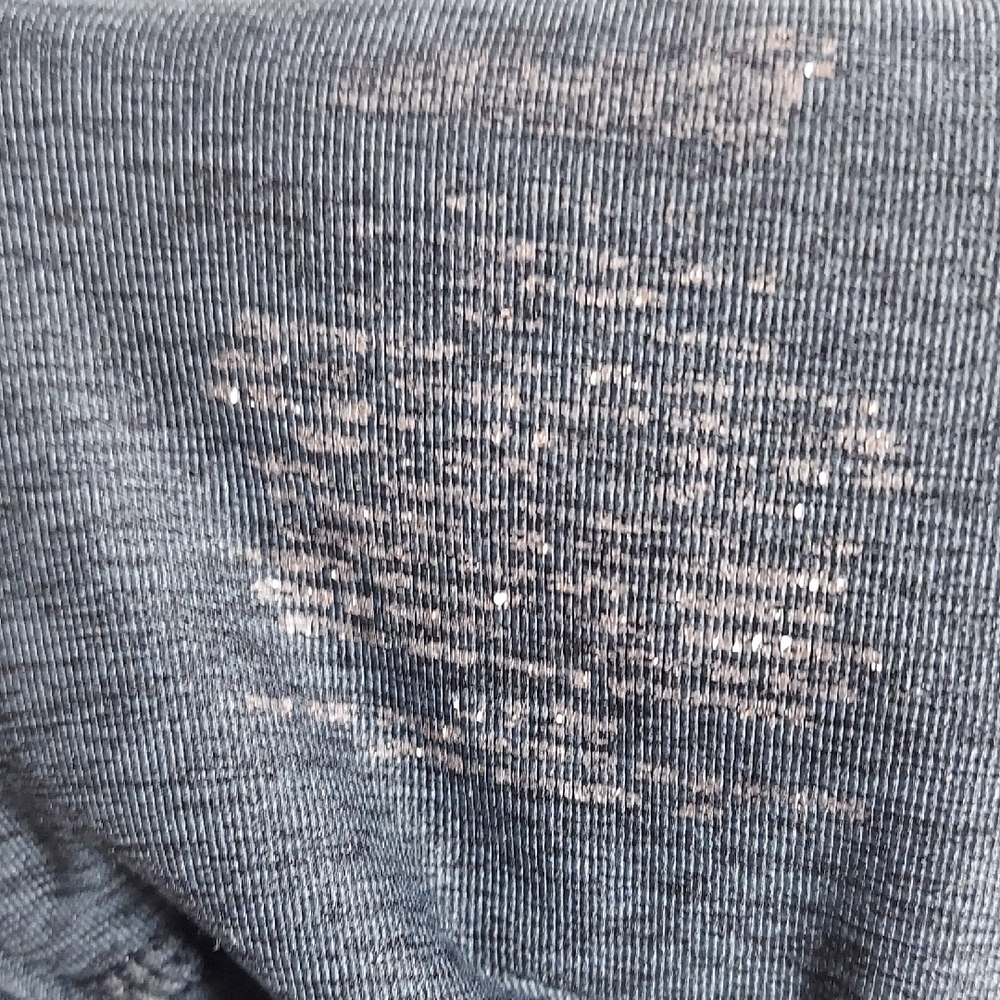 Avia Dark Gray Heathered Capri Leggings Women’s Size Large Mid-Calf Crop Active - Picture 5 of 7